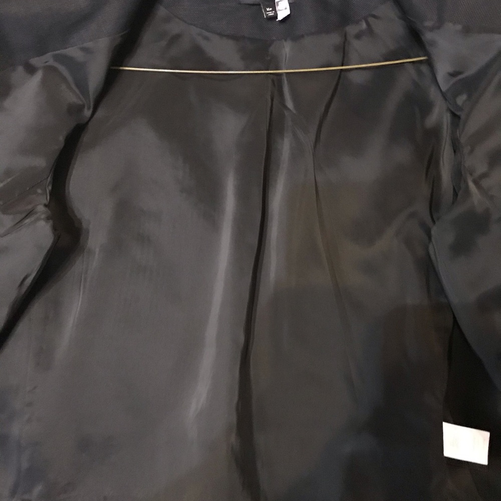 Black Jacket with Eyelet Trim - Picture 4 of 5